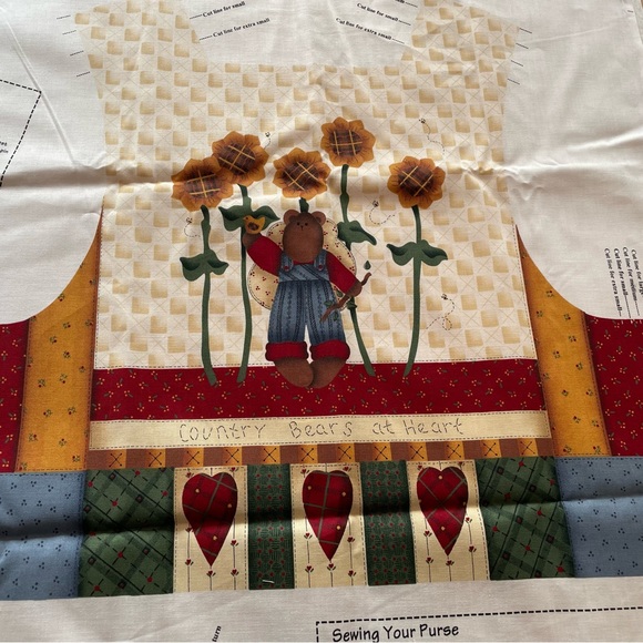 Kids Vest to Sew. County Bears at Heart  sizes 6-12 - Picture 3 of 5